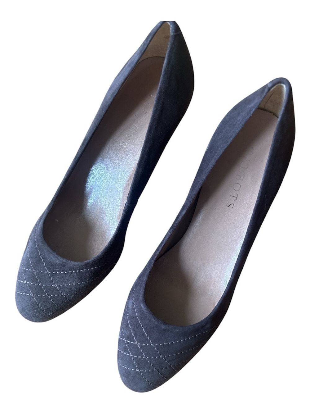 Talbots Brown Suede Leather Pump Shoes Size 6.5